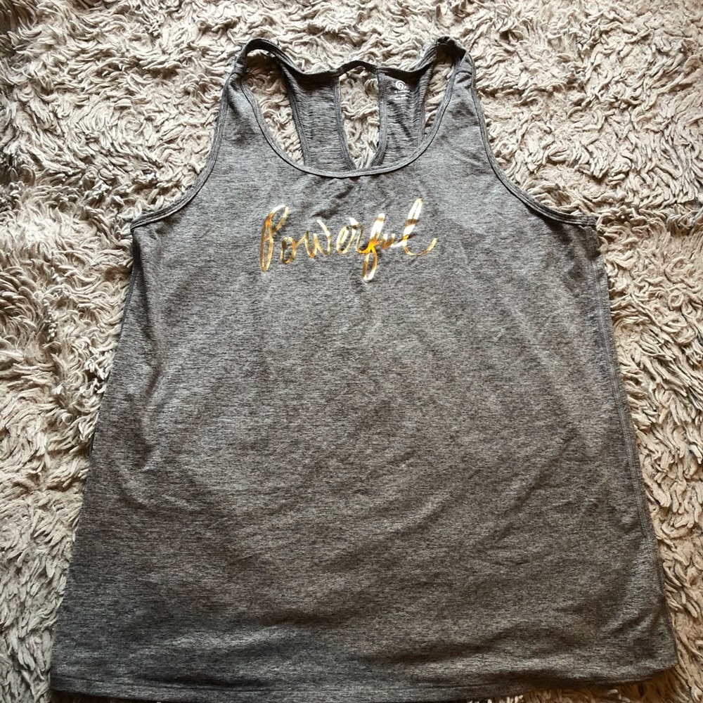 Champion Powerful Grey Tank Size XXL